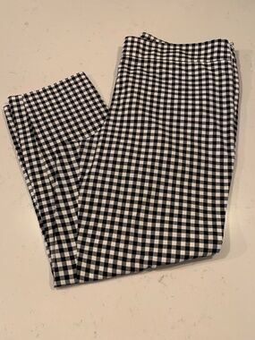 Talbots Women’s Gingham Pants Size 14